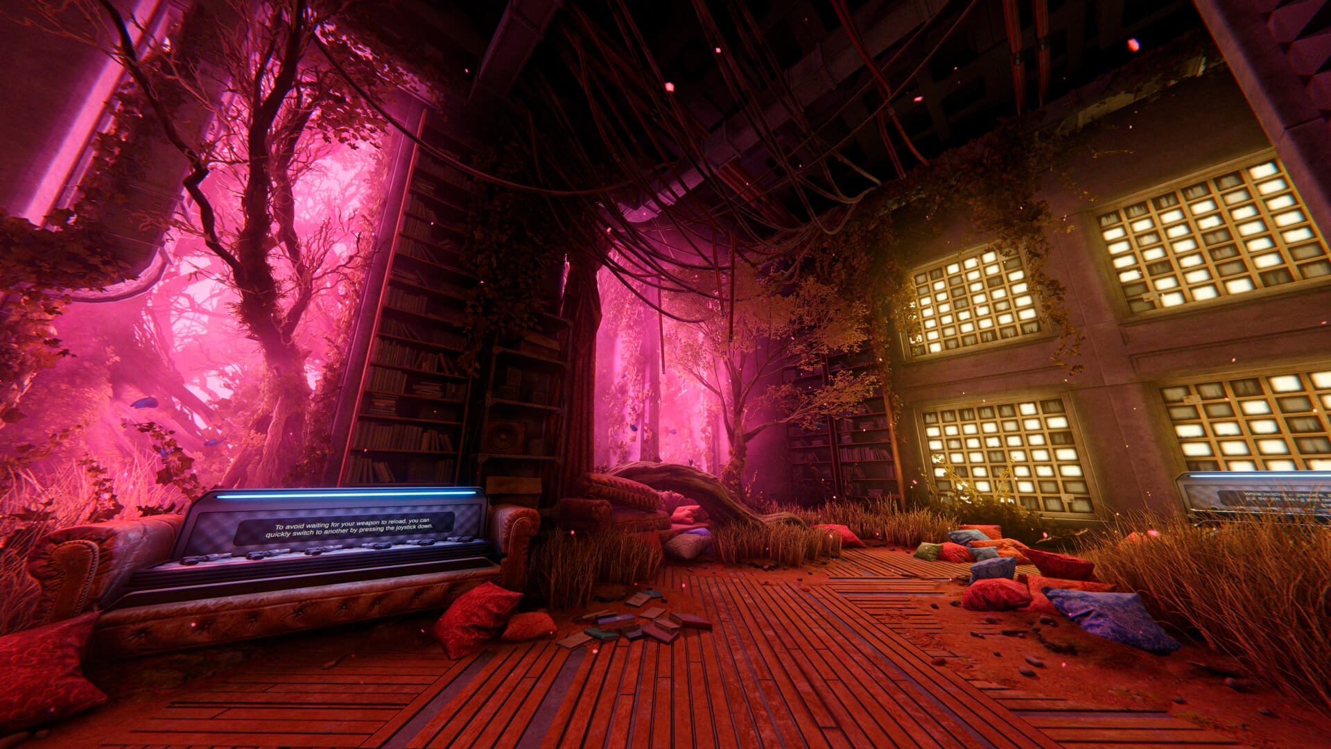 futuristic VR game